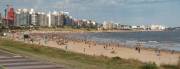 der lange Stadtstrand von Montevideo