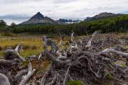 Blick in die Berge nördlich von Ushuaia