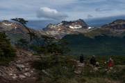 Bergblick auf Feuerland
