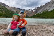 Unsere Doppelgänger an der Laguna Esmeralda