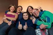 Gruppenbild zum Abschiedsbesuch bei Ivan und Dani