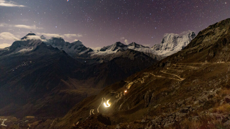 Peru, in die Cordillera Blanca