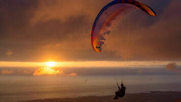 Gleitschirmfliegen in Iquique