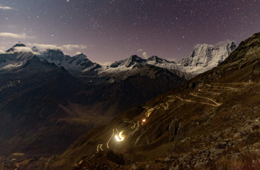 Peru, in die Cordillera Blanca